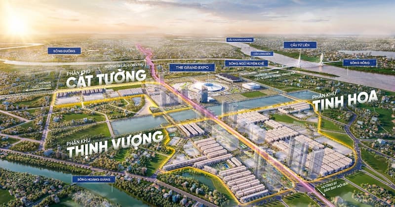 Bất động sản khu đông bắc Hà Nội phát triển